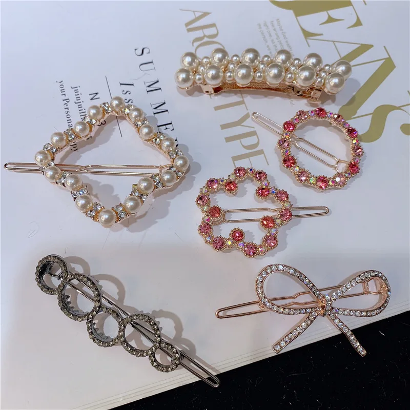 

PUSHI new fashion chinese traditional hairpin accessories hairpin pearl flower White hairpins mixed design