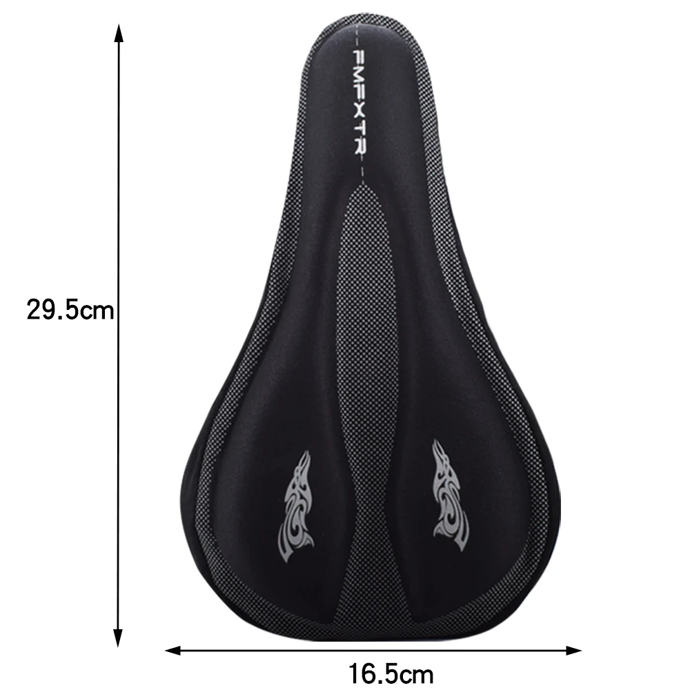 

FMFXTR Road Bike Seat Cover Thickened Silicone Super Soft Bicycle Saddle Cover Seat Cushion Cover Front Seat Mat Silica Gel Men