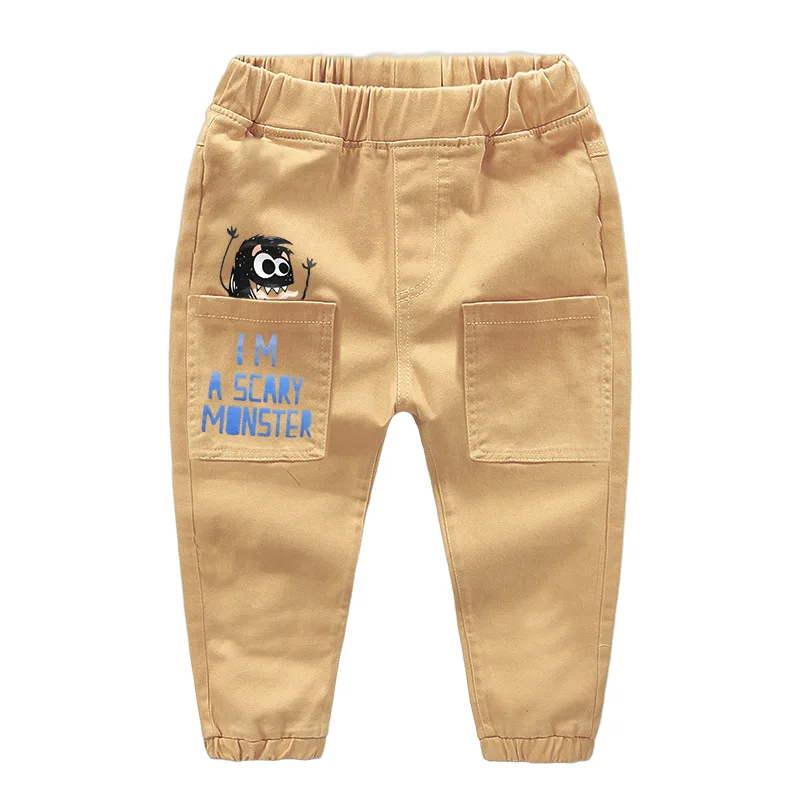 

New Korean style monster pocket long pants for children