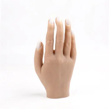 

High Quality Silicone Nail Art 3D Nail Practice Hand