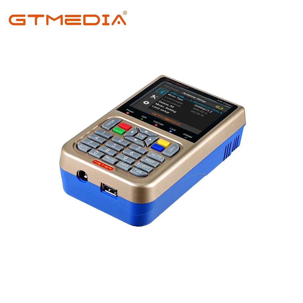 

GTMedia V8 Digital Satellite Finder Meter with 3.5 Inch Handheld Digital LCD DVB-S/S2 HD Fully Compliant Price Low in Stock