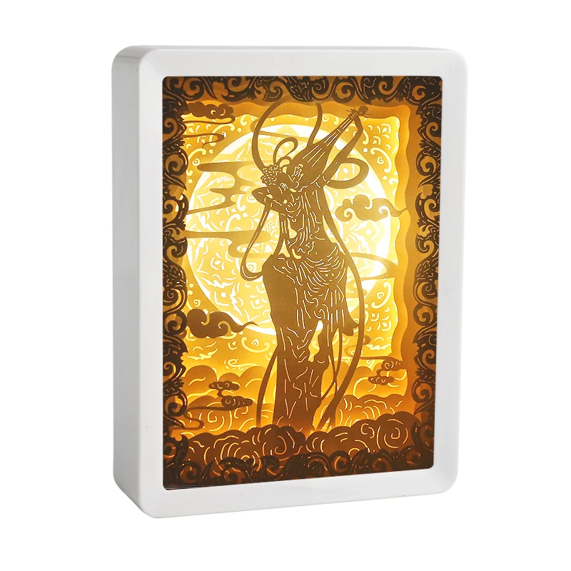 2020 Papercut Light Boxes, 3D Shadow Box Led Light Night lamp, Decorative Mood Light for Kids and Adults