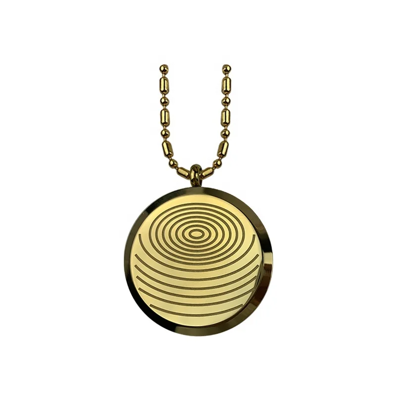 

High quality Gold stainless steel powder pendant stainless steel pendants charms pendant stainless steel necklace