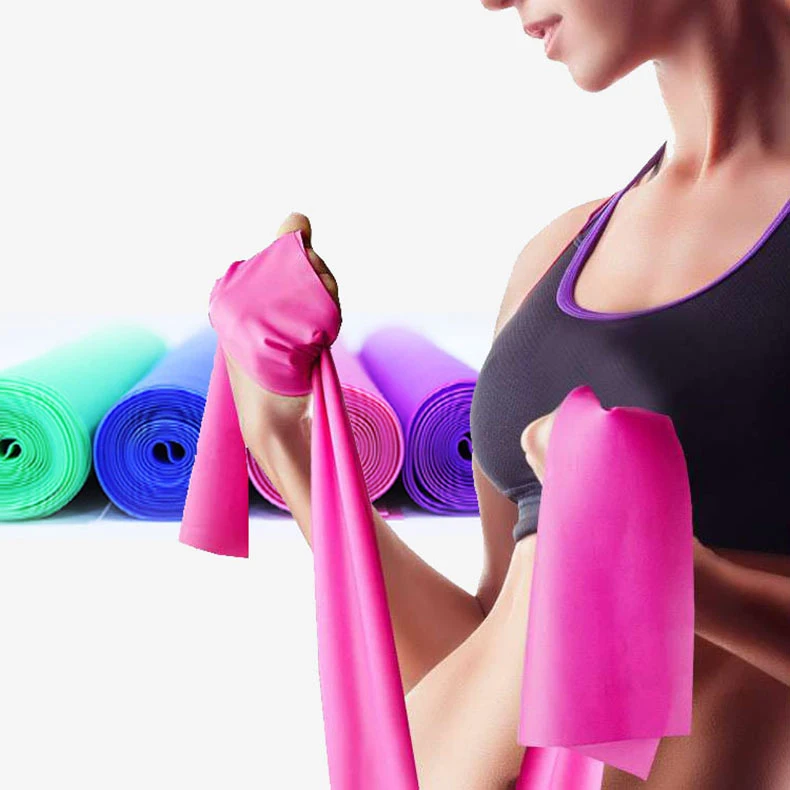 

Colorful Exercise Band Physical Therapy Yoga Resistance Bands Fitness Theraband With Custom Logo Printing, Customized color