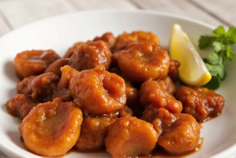 Hawaiian-style adobo sauce with tropical fruit