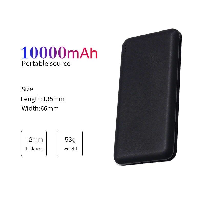 slim 10000mah powerbank fast charging charger portable power bank - ANKUX.COM