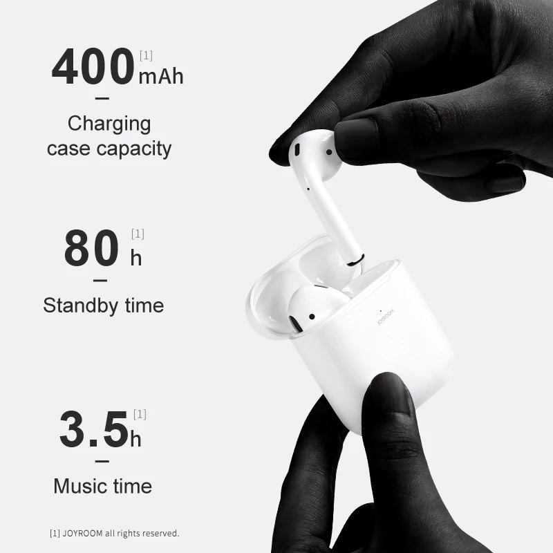 
Joyroom T03S in-ear detection TWS Earbuds wireless earphone bluetooth headphones wireless charging box pop up window 