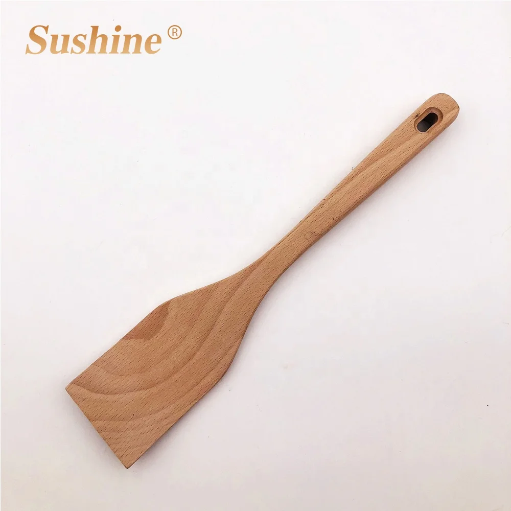 

beech wood rice spoon spatula cooking spatula food grade made, Natural