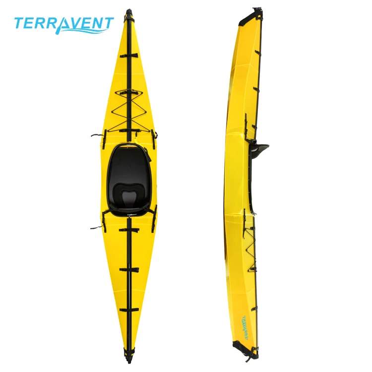 

DDP Eurpean Warehouse Dropshipping Cheap New China Foldable kayak Sport Singal Sit In Canoe/kayak Fishing Kayaks for sale