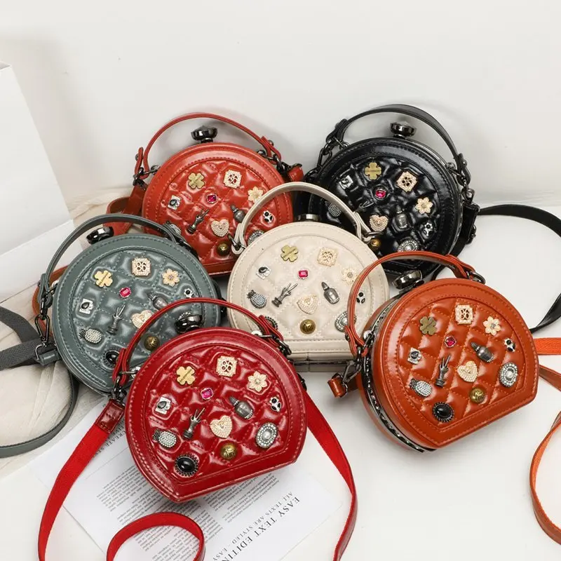 

Women Ladies Hand Bags 2021 Rhinestone Lock Handbag Crossbody Shoulder Bag Handbag Designer Fashion Luxury Handbags For Women
