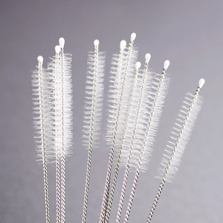 

Reusable Glass Drinking Straw Stainless Steel Straw Cleaning Brush, Customized