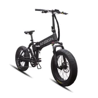 

2020 New Design KENDA 20X4.0" Fat Tire Foldable Electric Bike With Alloy Suspension Front Fork