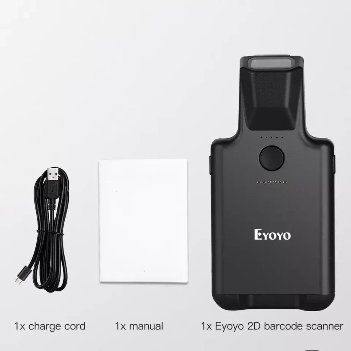 New Eyoyo 2D USB Barcode Scanner Barcode Reader Phone Back Clip On Scanner 