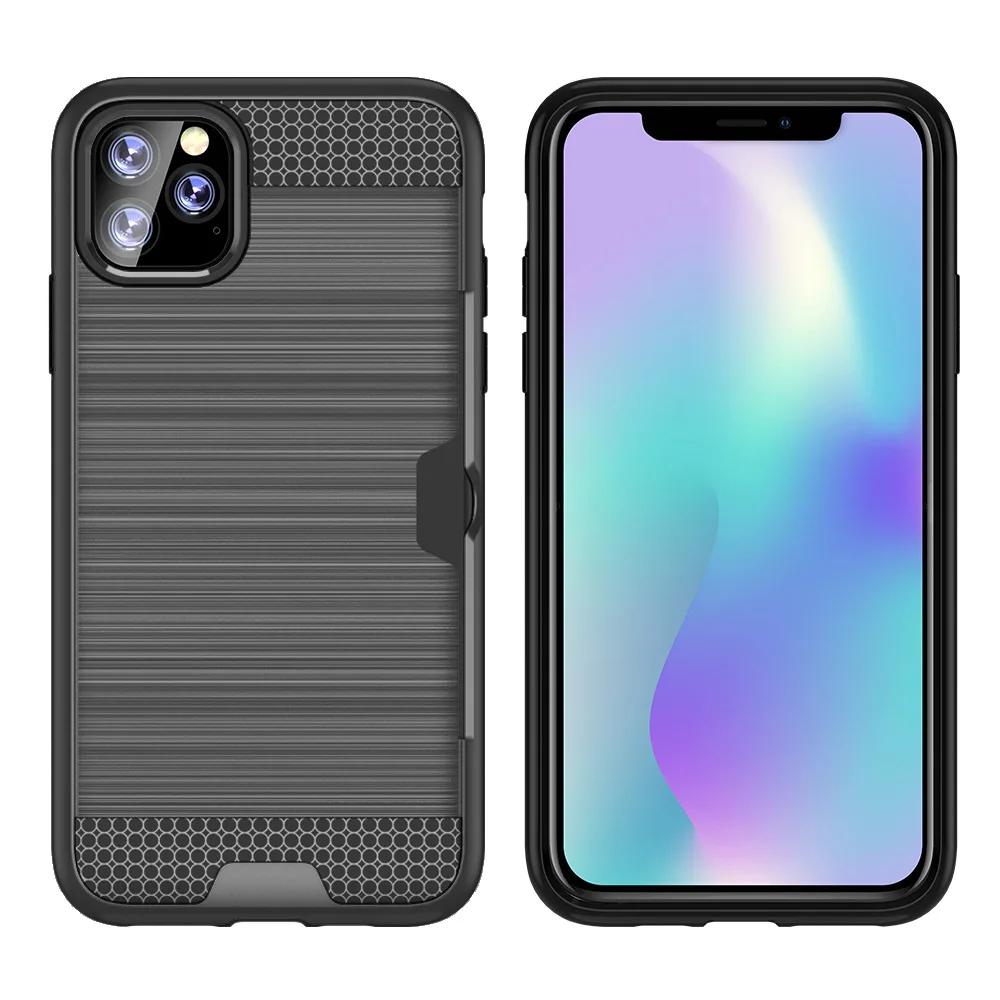 

Dual Layer Brushed Armor Shockproof Rugged Protective Case For iPhone 12 Pro Max