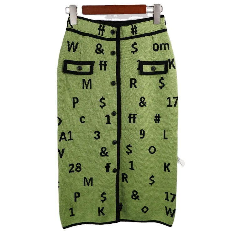 

Hot sale products knitting Cashmere womens midi skirt set womens sexy skirts 2021 womens maxi skirts