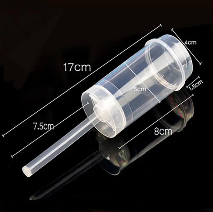 

Wholesale 1000pcs New Sale Push Up Pop Containers New Plastic Push Up Pop Cake Containers Lids Shooters Wedding, Clear