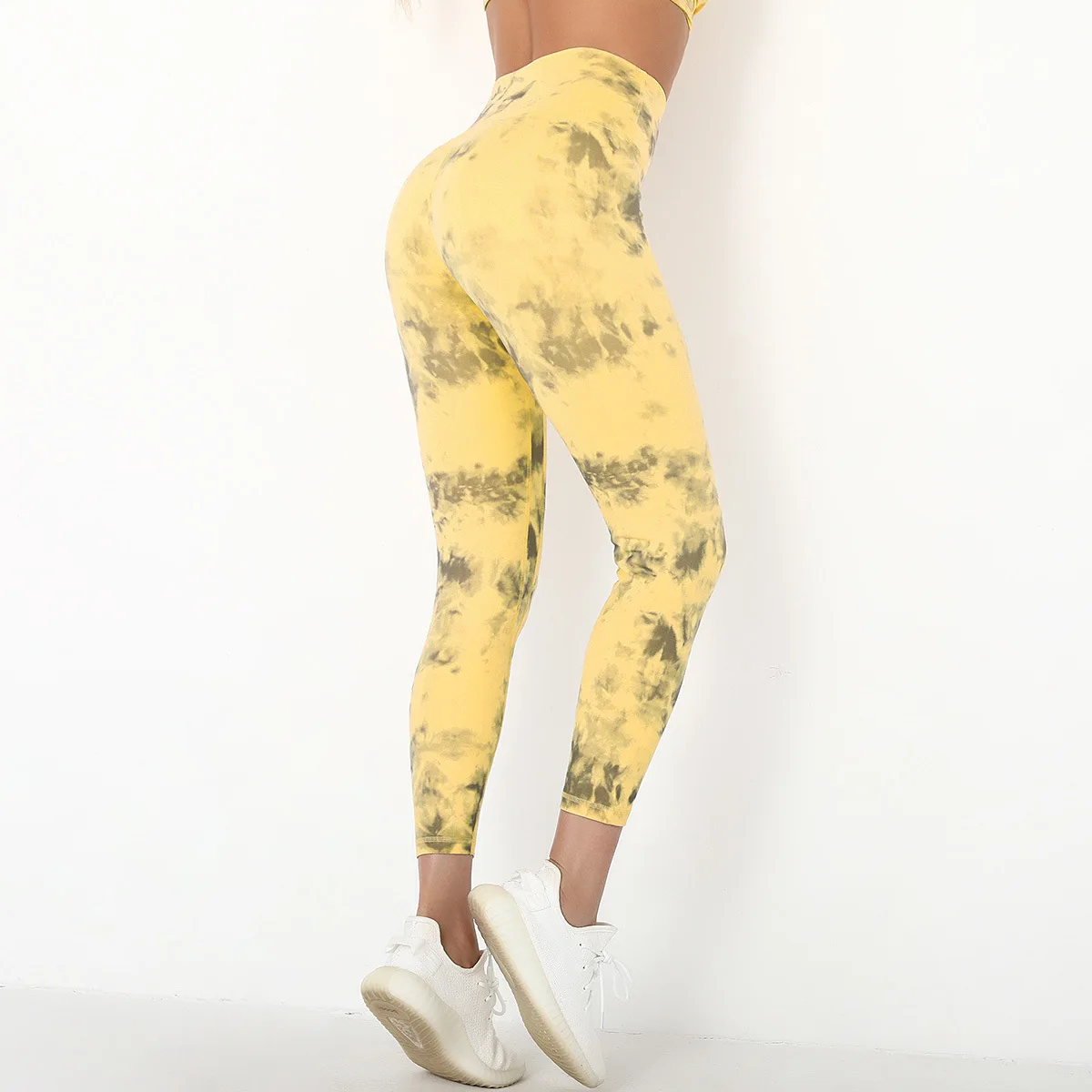 

High Waist Hip Lift Yoga Pants Tummy Control Workout Running Yoga Leggings