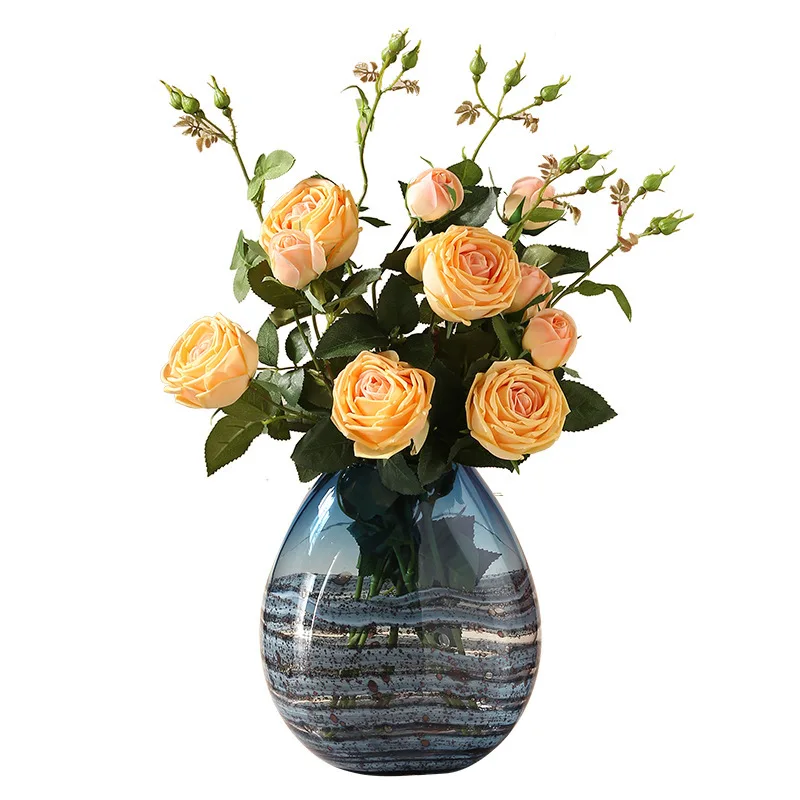 

Northern Europe sea glass big vase contracted modern household