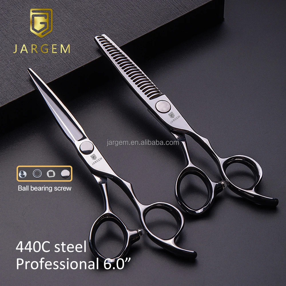 

Competitive Price Hair Scissors 6.0 Inch Scissors Hairdressing CNC Craft Barber scissors 440C Steel