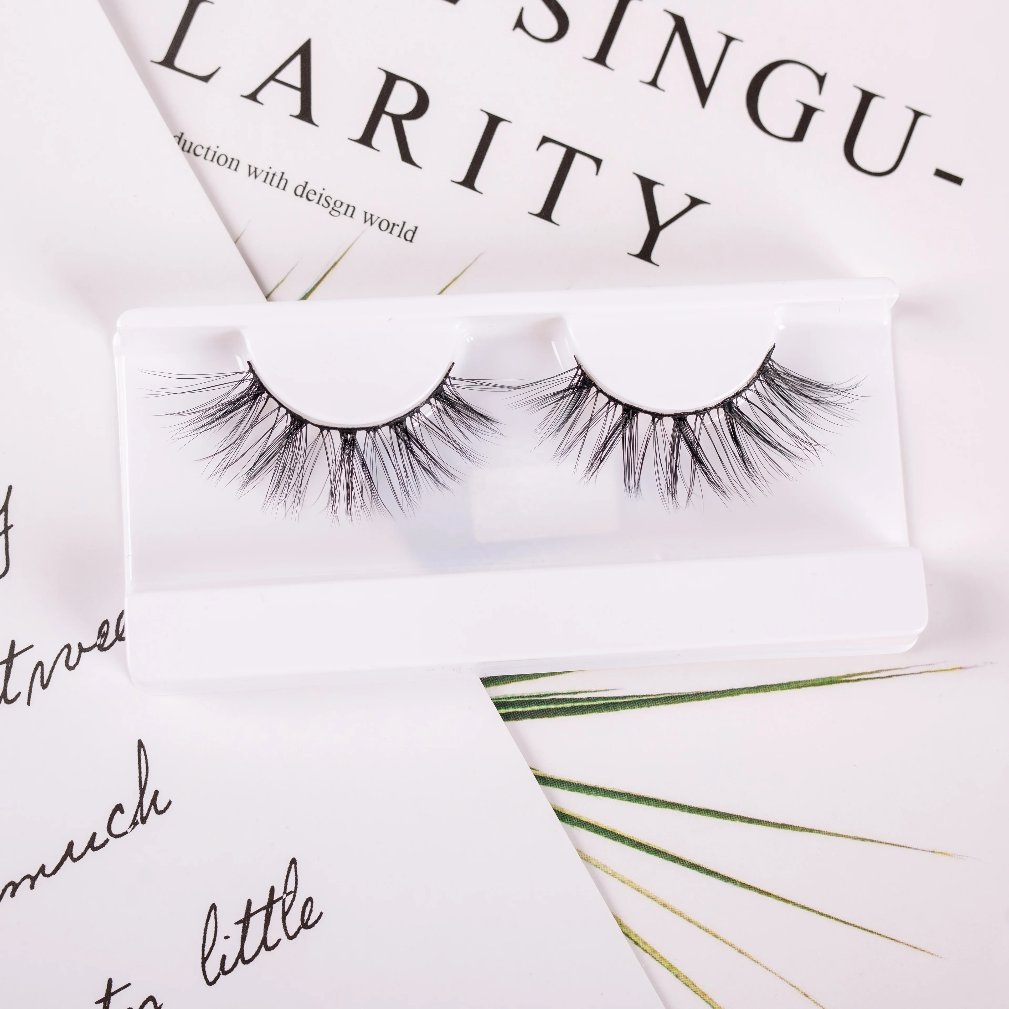 

2021 new arrivals wholesale lashes private label high quality silk Full Strip Lashes with lash boxes