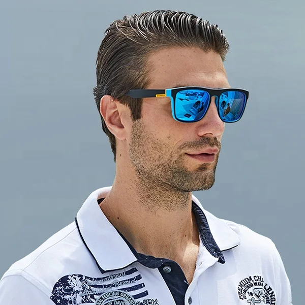 

DUBERY Official Custom Logo Luxury Square Men Sunglass 2021 Women For Sport Fishing Running gafas de sol, Customer color