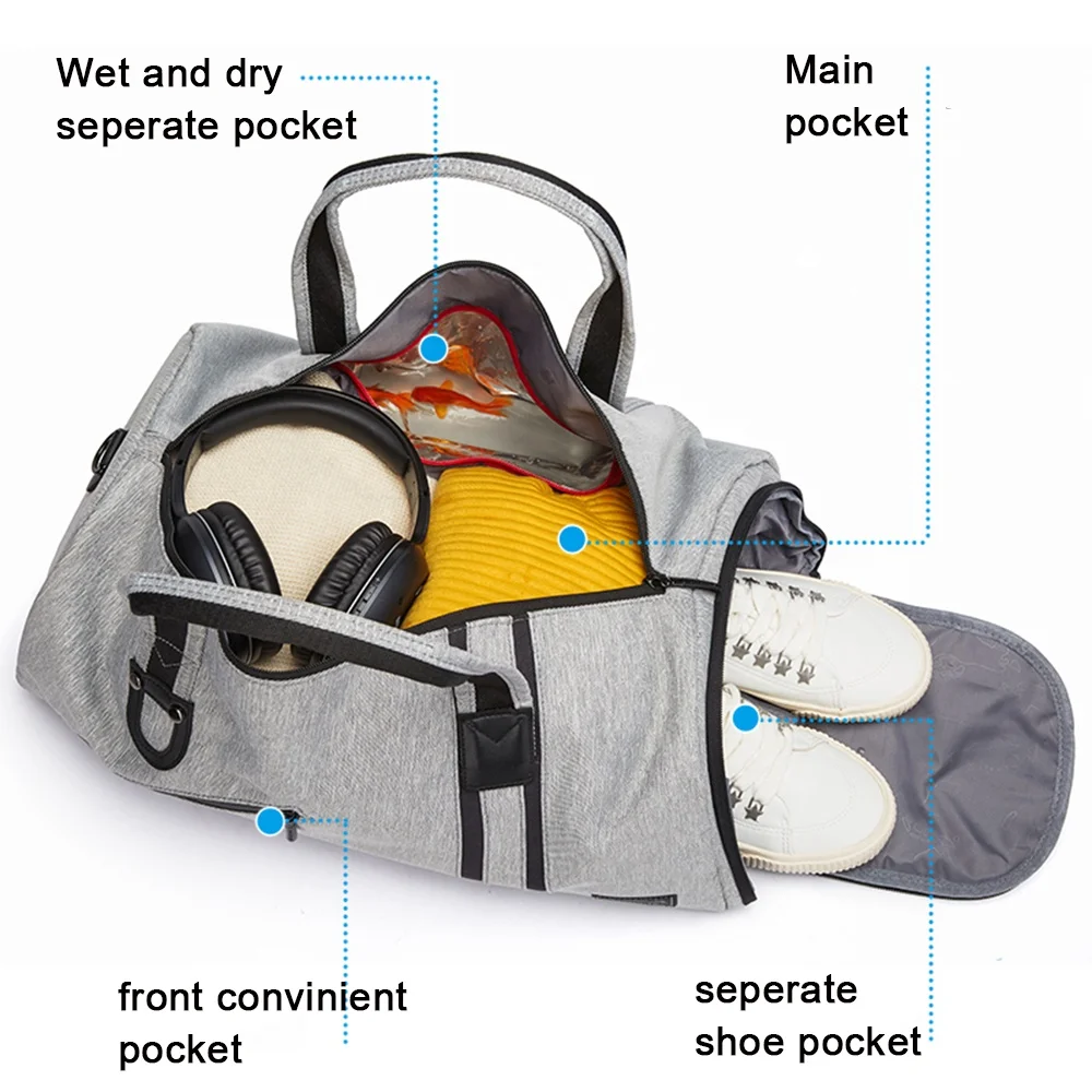 
Tuguan wholesale customized duffel bags gym bag ready to ship 