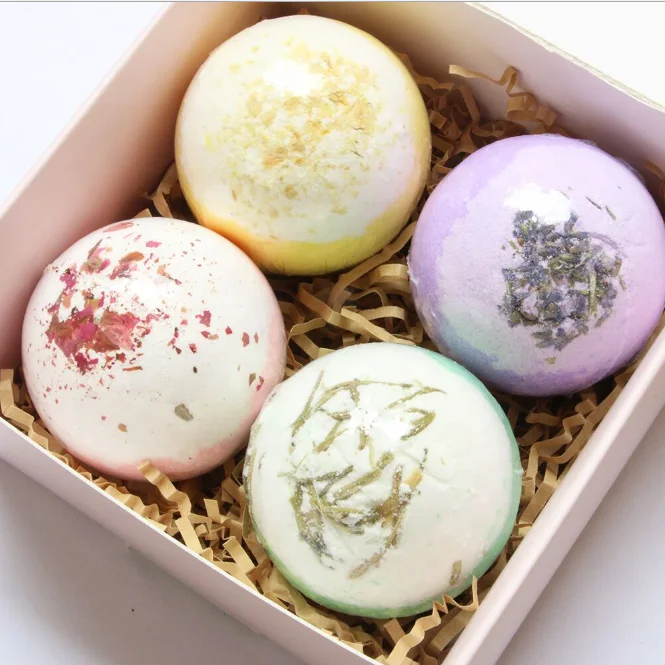 

Scented Organic Natural Bath Bombs Bubbly Nourishing Bath Bombs Christmas Moisturizing Bath Bombs Gift Set