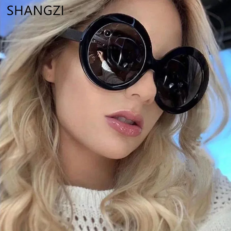 

GGBL5801 fashion mens shades round shaped oversized women sunglasses 2021
