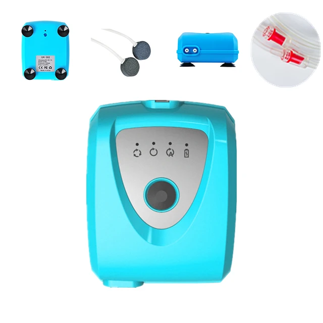 

Portable USB rechargeable Aquarium Air Pump / Oxygen Pump for Fish Tank