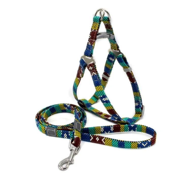

Wholesale Explosion Proof Adjustable Reflective Bohemian Style Dog Leash Harness