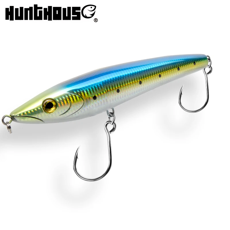 

Saltwater bait artificial bait japanese fishing lures for bass plastic trolling lure pencil stick bait, 6 colors