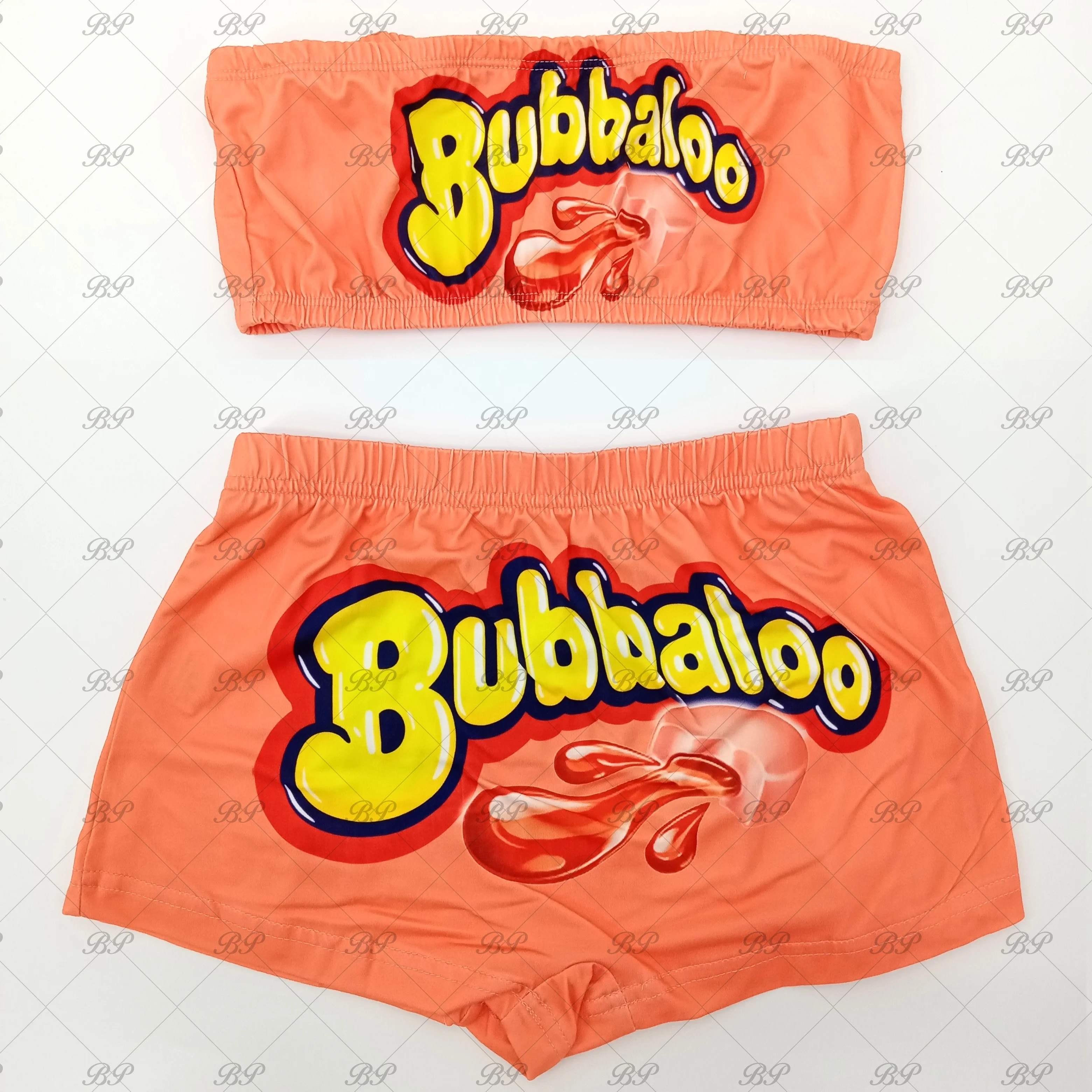 

Wholesale hot sale new styles women snacks shorts set shorts set women tube top and shorts set