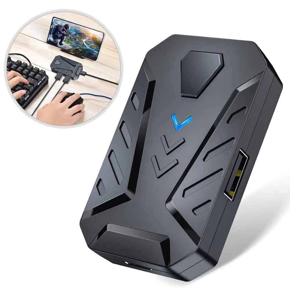 

MIX mouse and keyboard adaptor for pubg mobile controller battledock mobile mouse and keyboard pubg gamepad converter