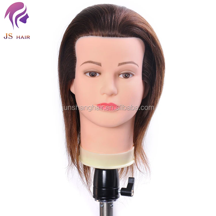 Wholesale Hairdresser Mannequin Head 100 Human Hair Men Training Head