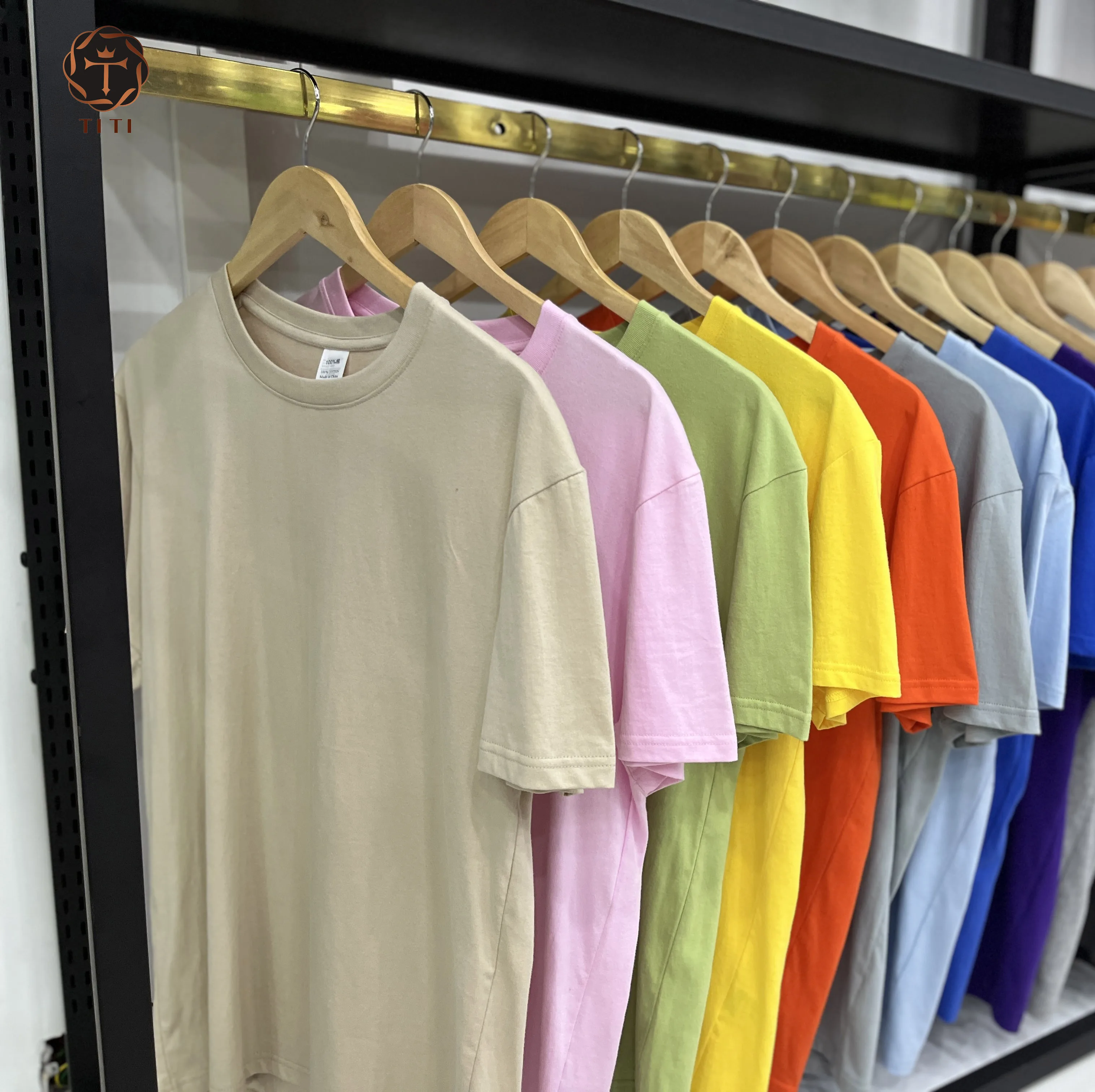 Crew Neck Tshirt Manufacturer Plain 100% Cotton T Shirt Unisex Coton Mens Tshirt Custom Screen Print T-shirts Pour Hommes