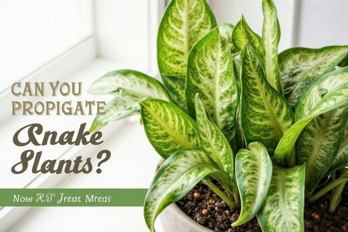 can you propagate snake plants