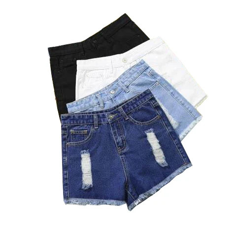 

Stock Women Denim Short Pans Cheap Good Quaity Ladies Jeans Short Pants, Mixed