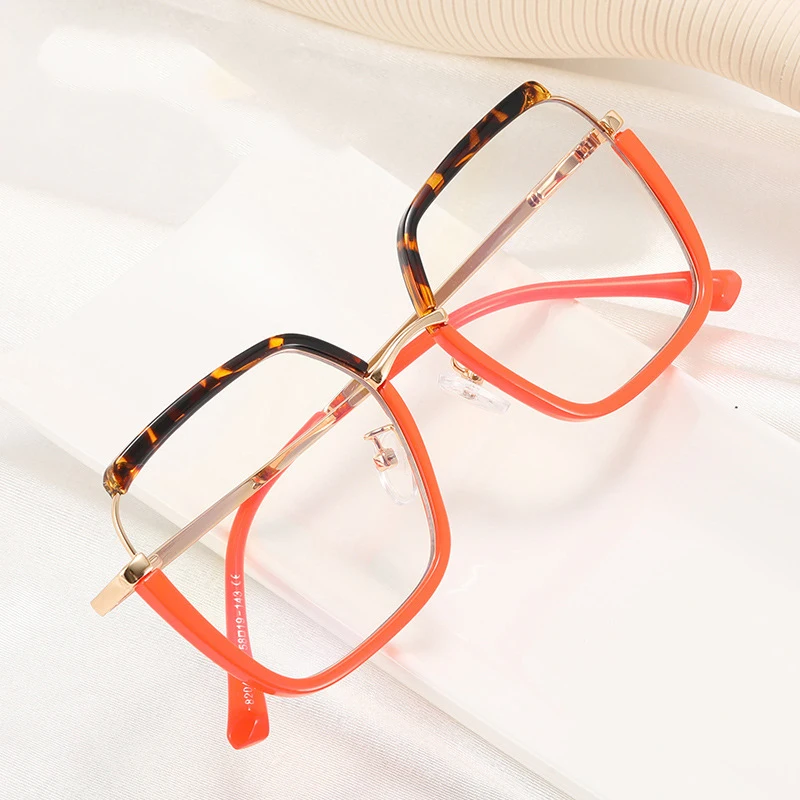 

82043 Fashion Square glasses frame women Blue Light Blocking Glasses Designer TR Optical Eyeglasses Frame