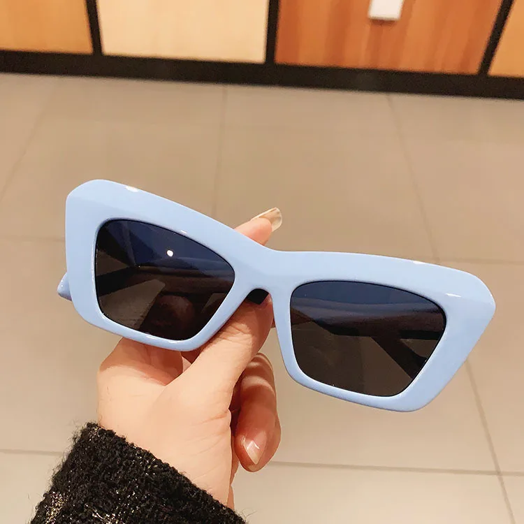 

LBAshades Unique Triangle Square Cat Eye Sunglasses For Women Luxury Brand Gradiend Sun Glasses Oversize Hip Hop New Shades