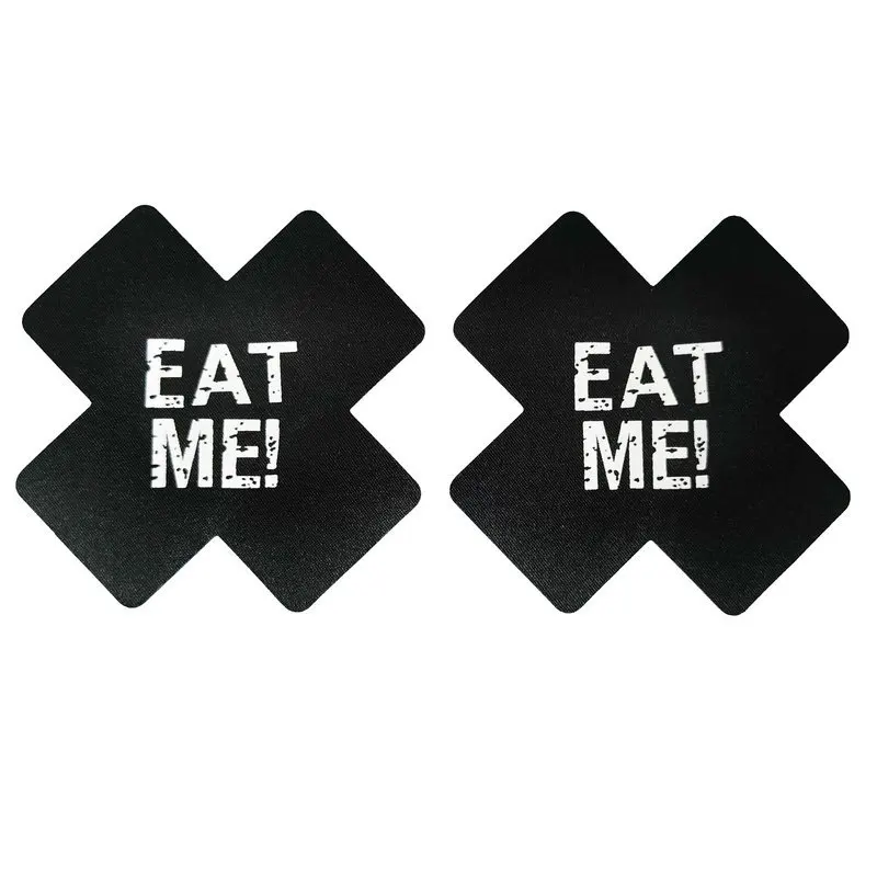 

Eat me Women's Sexy Disposable Pasties Nipple Covers, Silver