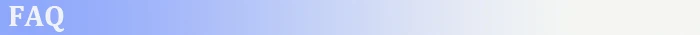 FAQ