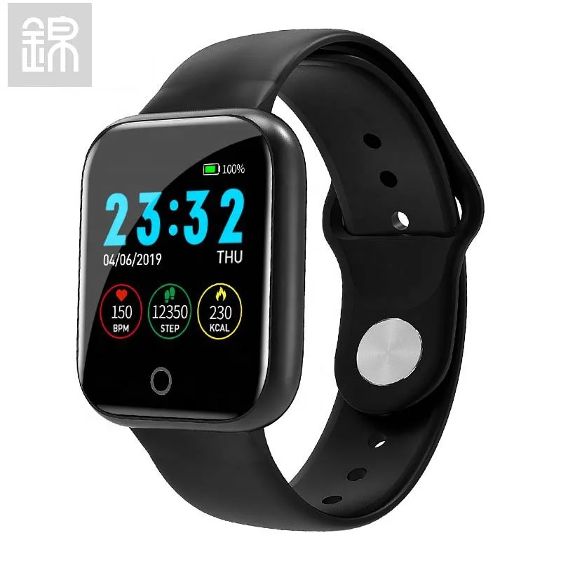 

JY-Mall I5 Smart bracelet Temperature sleep monitor waterproof metal body design low power chip fashion lady men smart watch, 3 colors