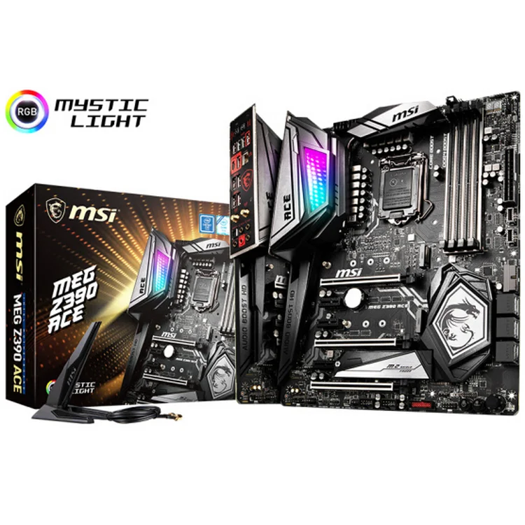 

MSI MEG Z390 ACE Ares board motherboard supports Intel 9th generation CPU 9600K / 9700K / 9900K (Intel Z390 / LGA 1151)