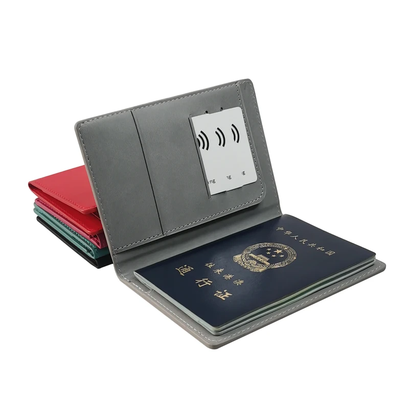 

Wholesale custom travel family passport holder pu leather blank passport cover customize logo