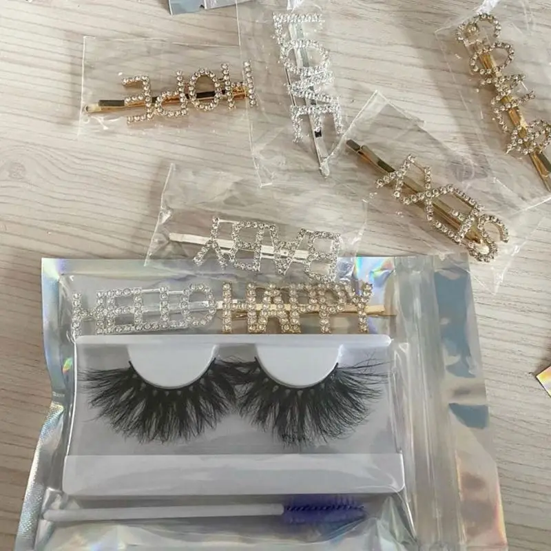 

3d mink eyelashes 100% real fluffy 25mm mink eyelash 28mm lashes, Natural black
