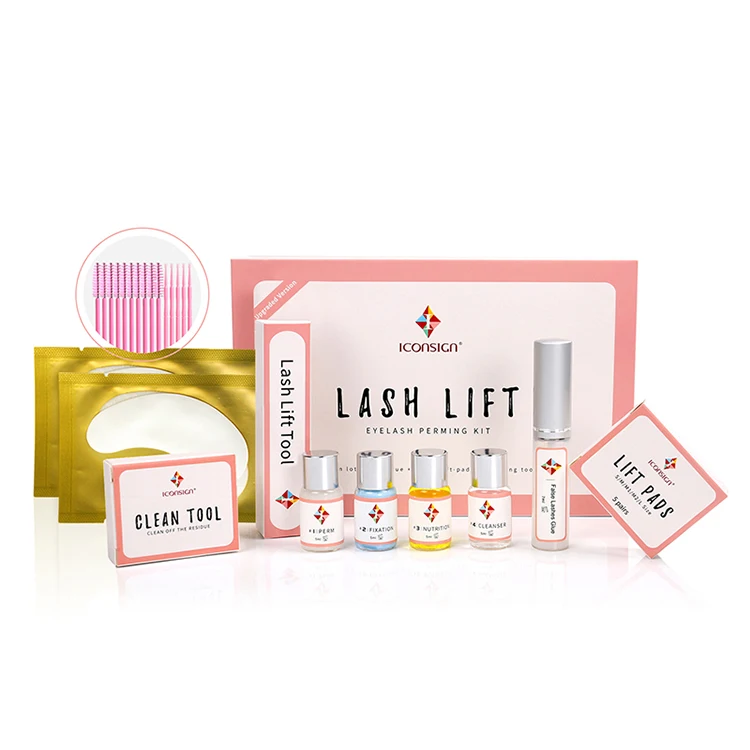 

Private Label Professional Lash Lift Keratin Eyelash Lashlift Kit with Rod Pad Glue