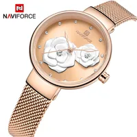 

NAVIFORCE 5013 Blue Watch Women Quartz Watches Ladies High Quality Waterproof Wristwatch Gift for Wife Relogio Feminino