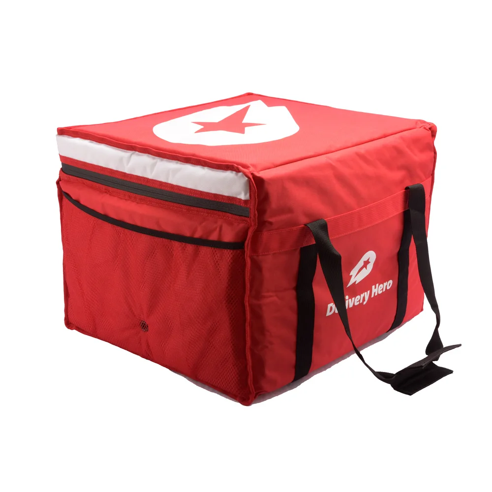 Food Delivery Bag Soft Food Delivery Carry Bag With Adjustable Divider