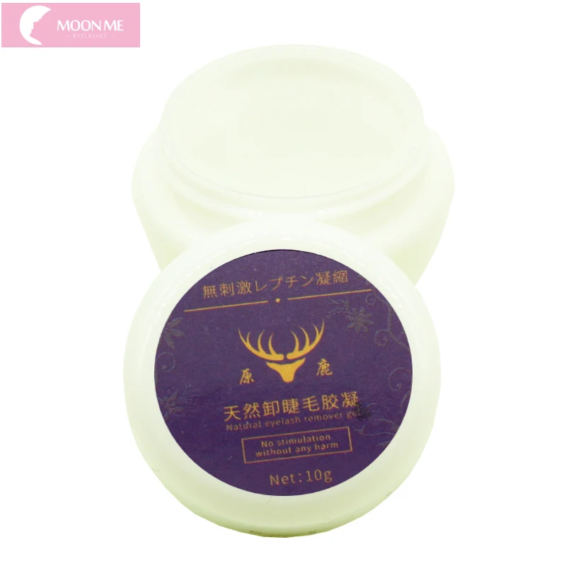

Natural Eyelash Remover Gel for Eyelash Extension Eyelash Cleaner Foam Cream, Clear