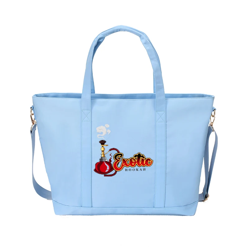 

Custom Printed Logo Casual Women Handbag Nylon Shoulder Tote Bag